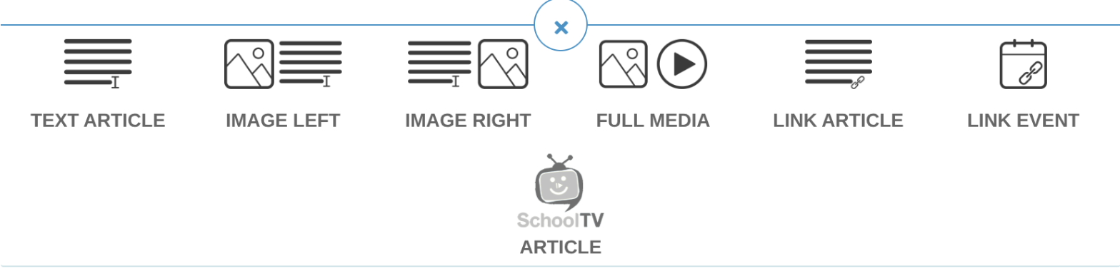 The ribbon of article types